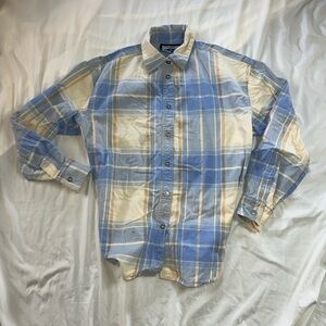 Wrangler Blues Vintage Button Up Shirt